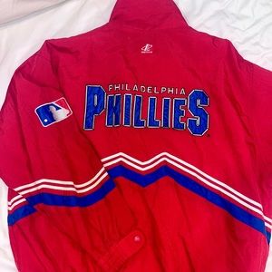 Vintage Philadelphia Phillies Windbreaker Full Zip Jacket
